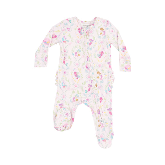 Mermaids Ruffle Footie/Angel Dear