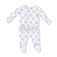 Heirloom Rose Stripe Footie/Angel Dear