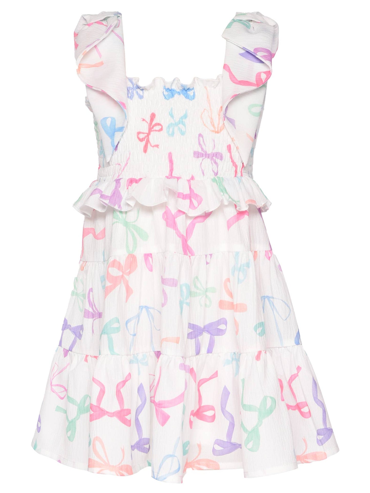 Bow Print Dress/Baby Sara