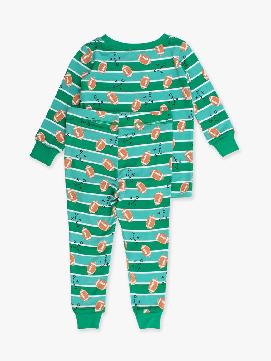 Tackles & Touchdowns L/S Pajama Set/Rugged Butts