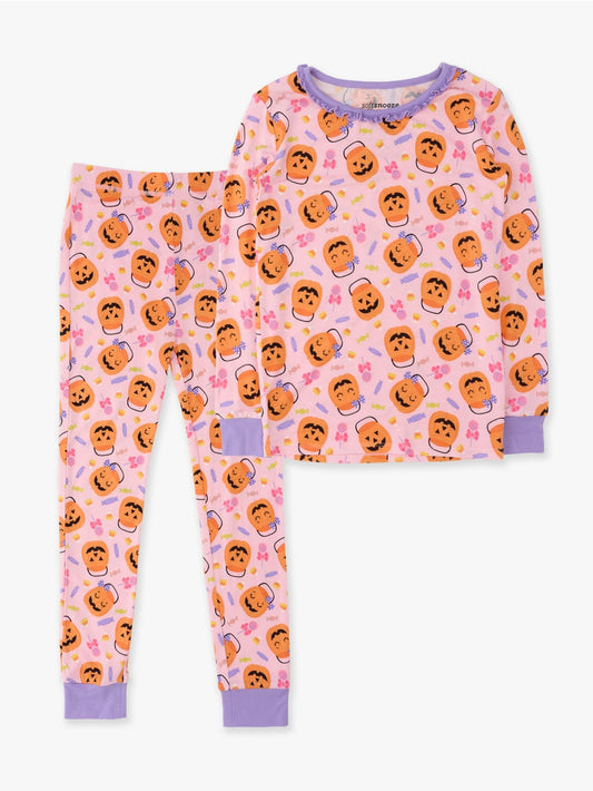 Pumpkin Boo Ruffle L/S Pajama Set/Ruffle Butts