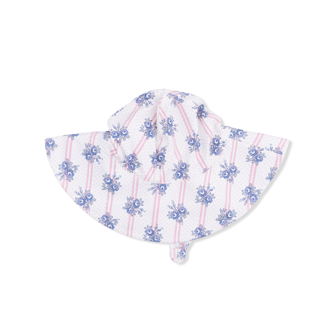Stripe Dot Roses Sun Hat/Angel Dear