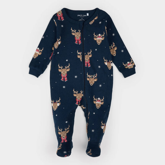 Reindeer Print Sleeper/Petit Lem