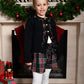 Blair Tartan Ruffle Cardigan/Angels Face