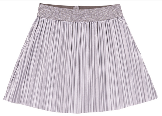 Pleated Leather Skirt/EMC
