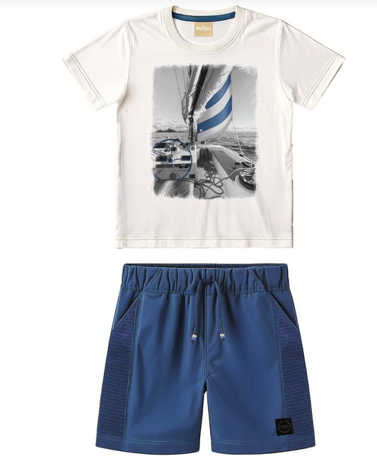 Sailboat Short Set/Milon