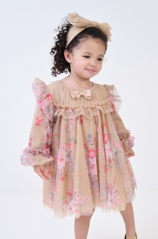 Baby Flower Tulle Dress/Angels Face