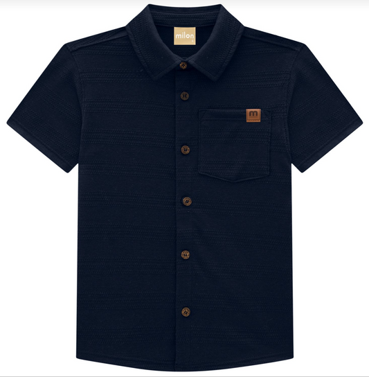 Navy Boy Polo Shirt/Milon