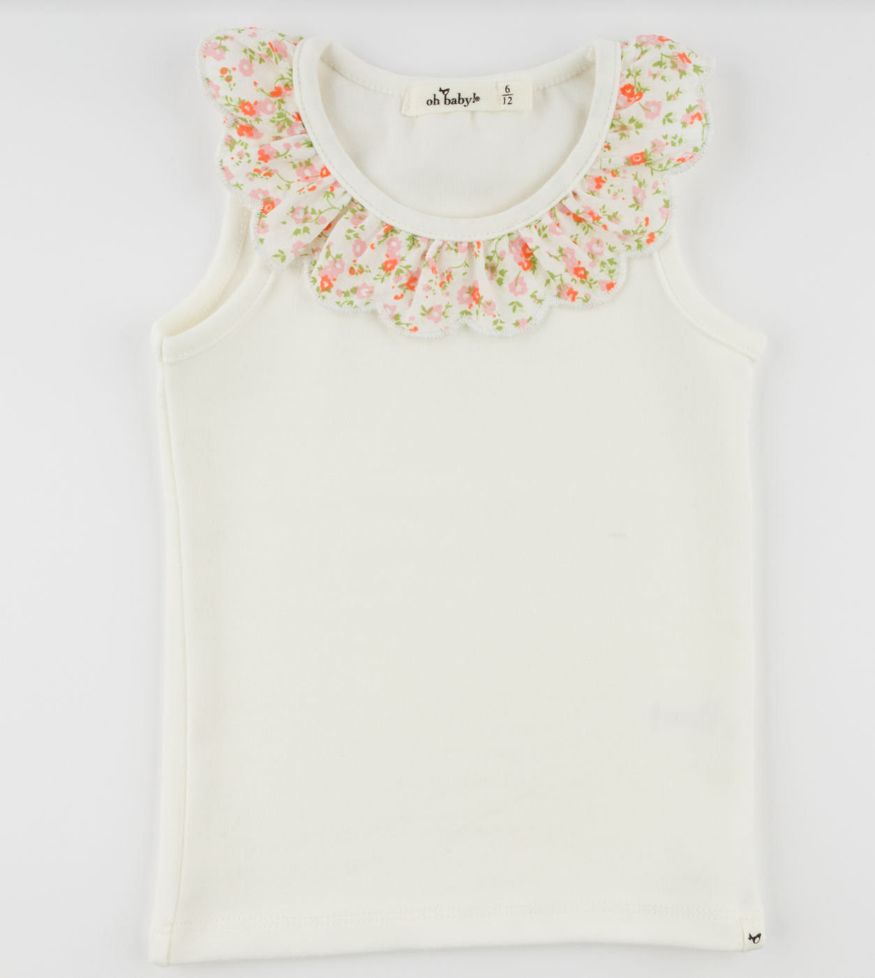 Poppy Sprig Bella Collar Tank/oh baby