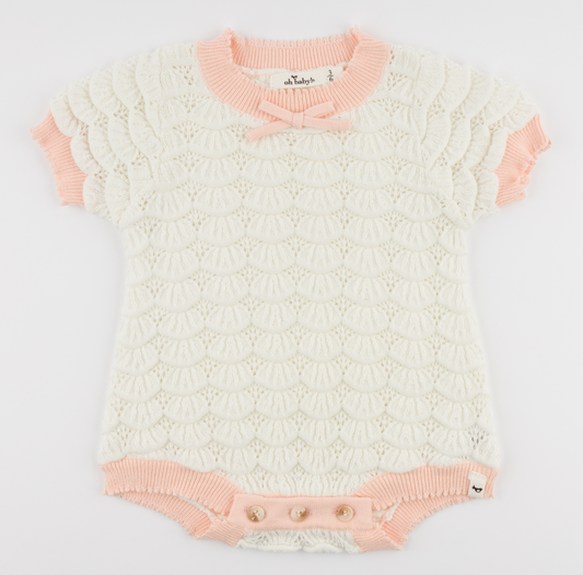 Ruby Knitted Pointelle Bubble/oh baby