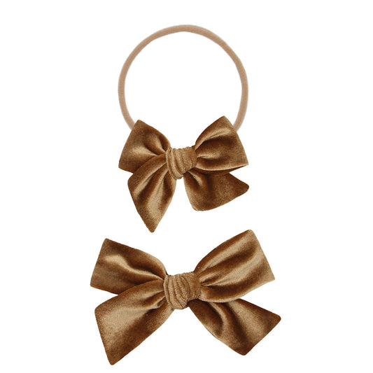 Velvet Cinnamon Headband/Lou Lou
