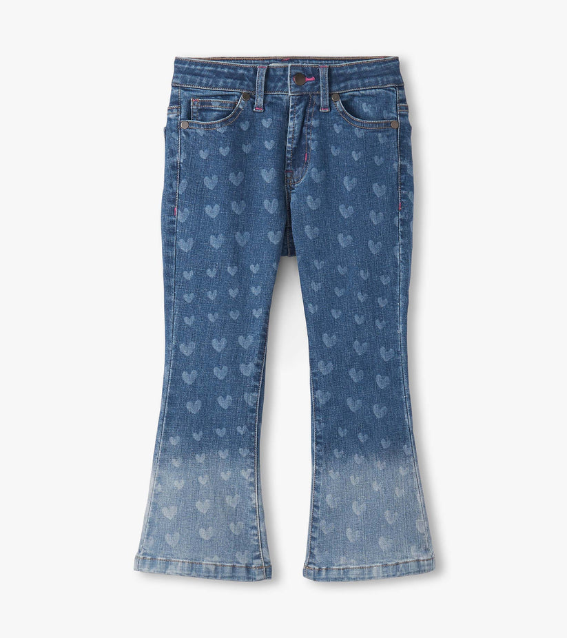 Hearts Flared Denim/Hatley