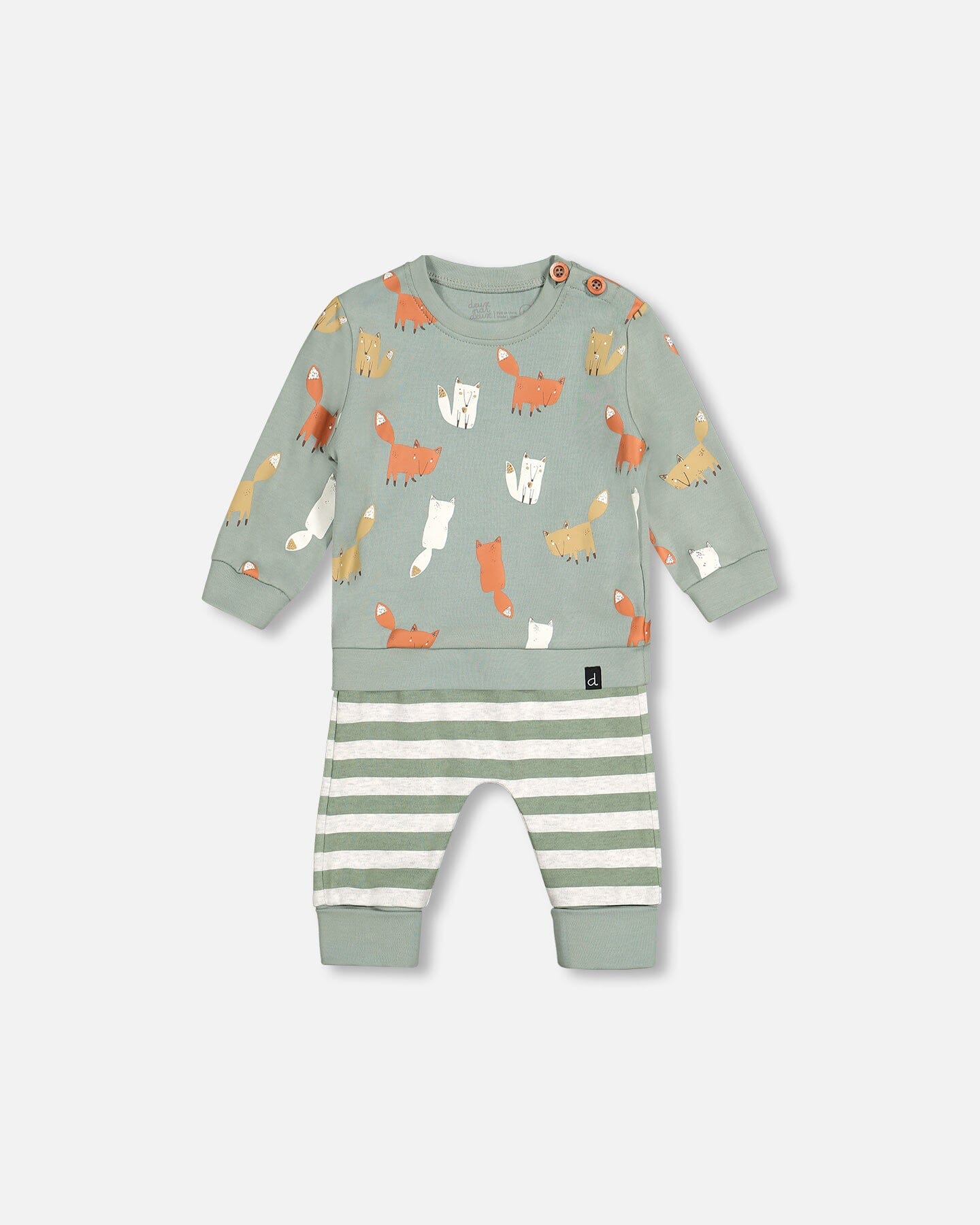 Printed Fox Set/Deux par Deux