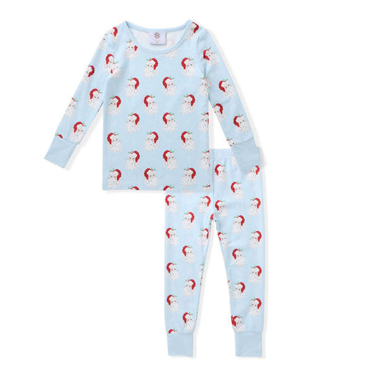 Blue Butterknit 2 Pc Pajama/Swoon Baby