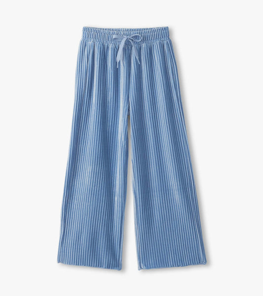 Pleated Velour Relaxed Pant/Hatley