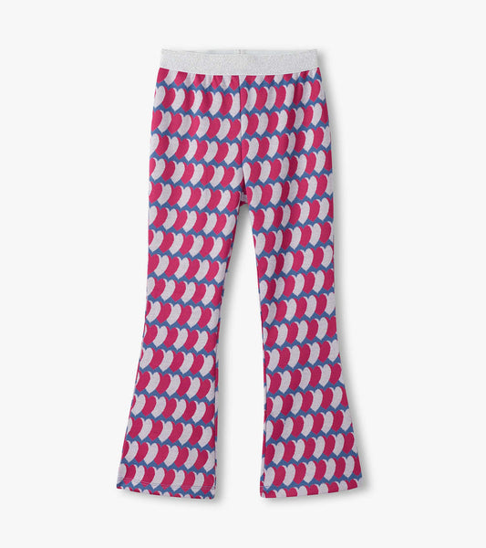 Graphic Hearts Flare Pants/Hatley
