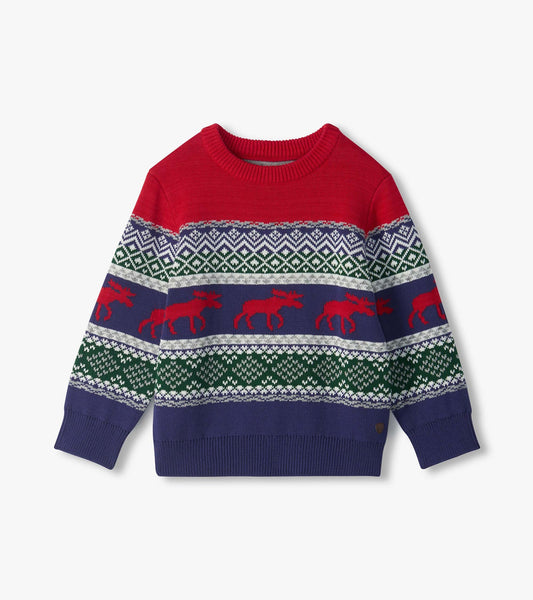 Holiday Fair Isle Crew Neck Sweater/Hatley