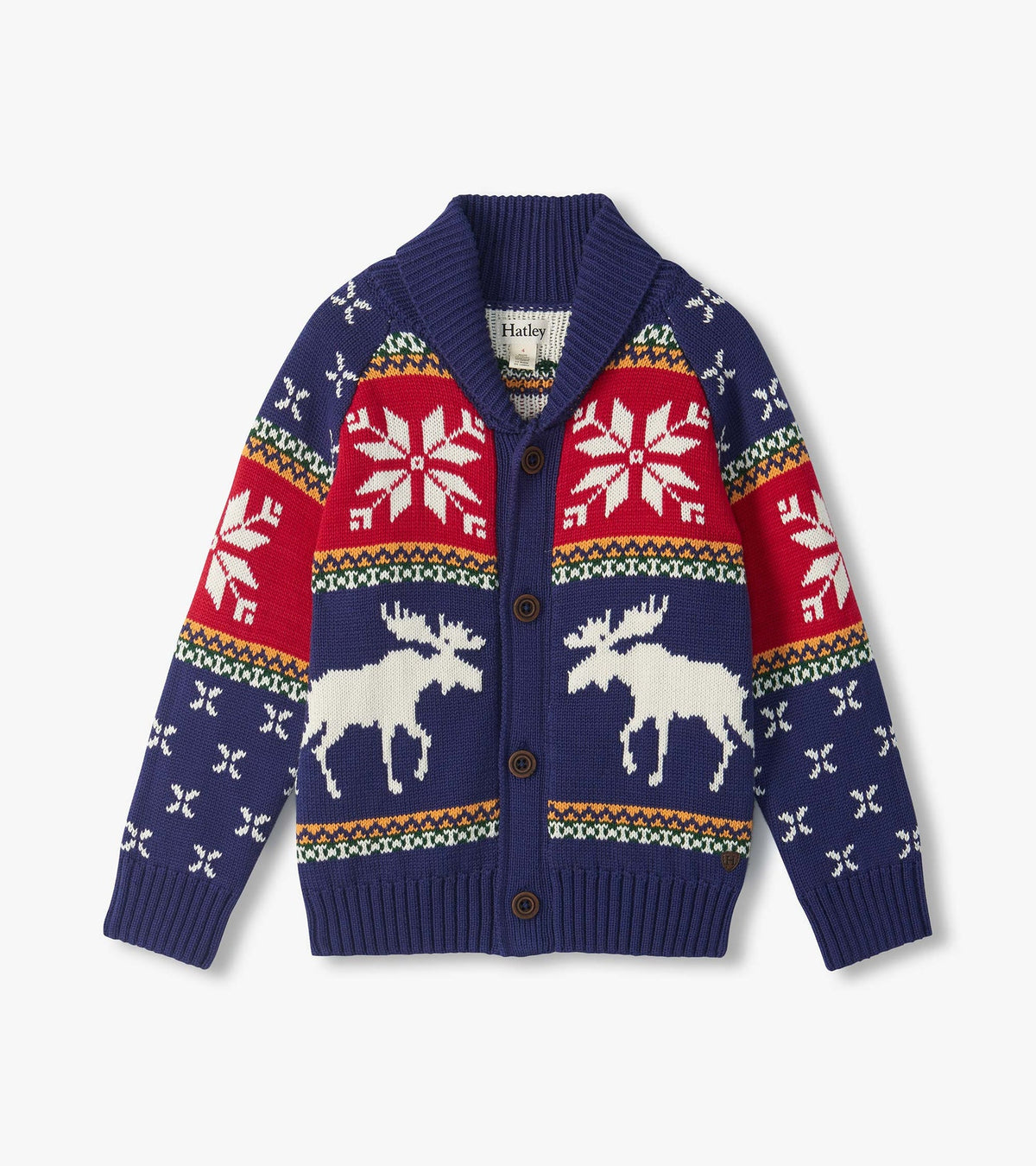 Moose Shawl Collar Cardigan/Hatley