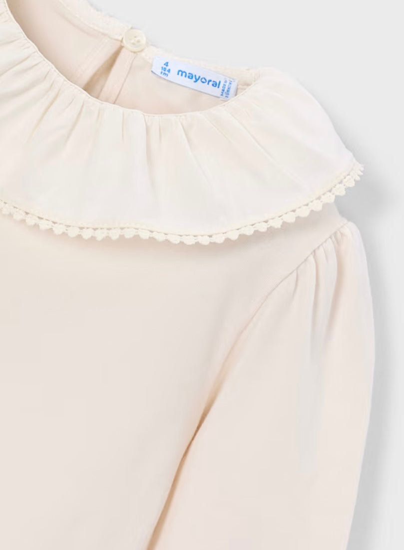 Girl Ruffle Collar Blouse/Mayoral