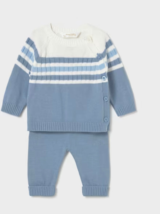 Baby Boy Stripe Knit Set/Mayoral