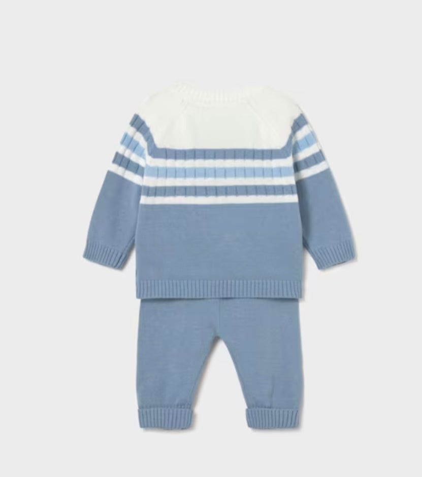 Baby Boy Stripe Knit Set/Mayoral