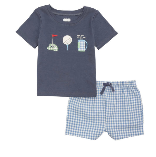 Boy Golf Short Set/Mud Pie