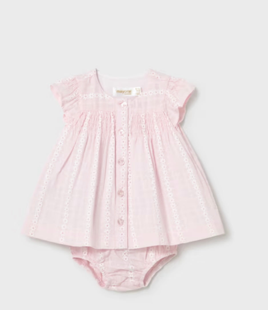 Girl Flower Chiffon Dress/Mayoral