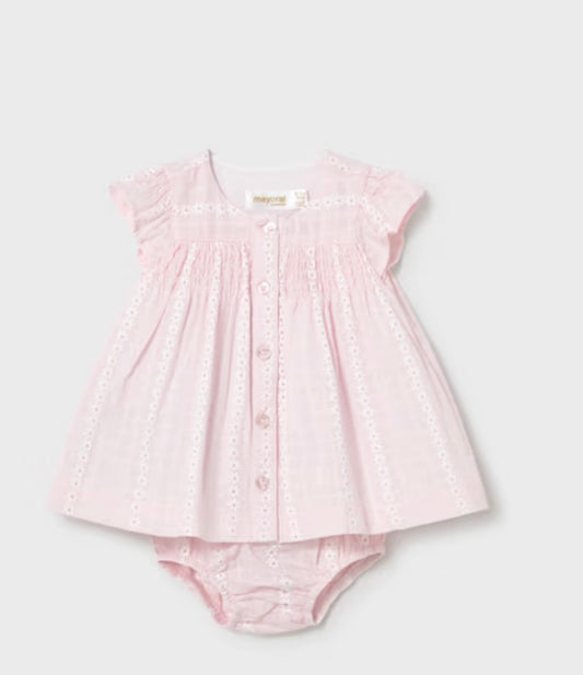 Girl Flower Chiffon Dress/Mayoral