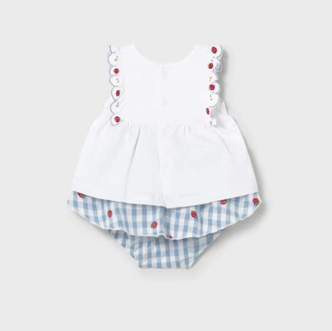 Baby Gingham Skirt Set/Mayoral