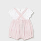 Baby Girl Eyelet Dungaree/Mayoral