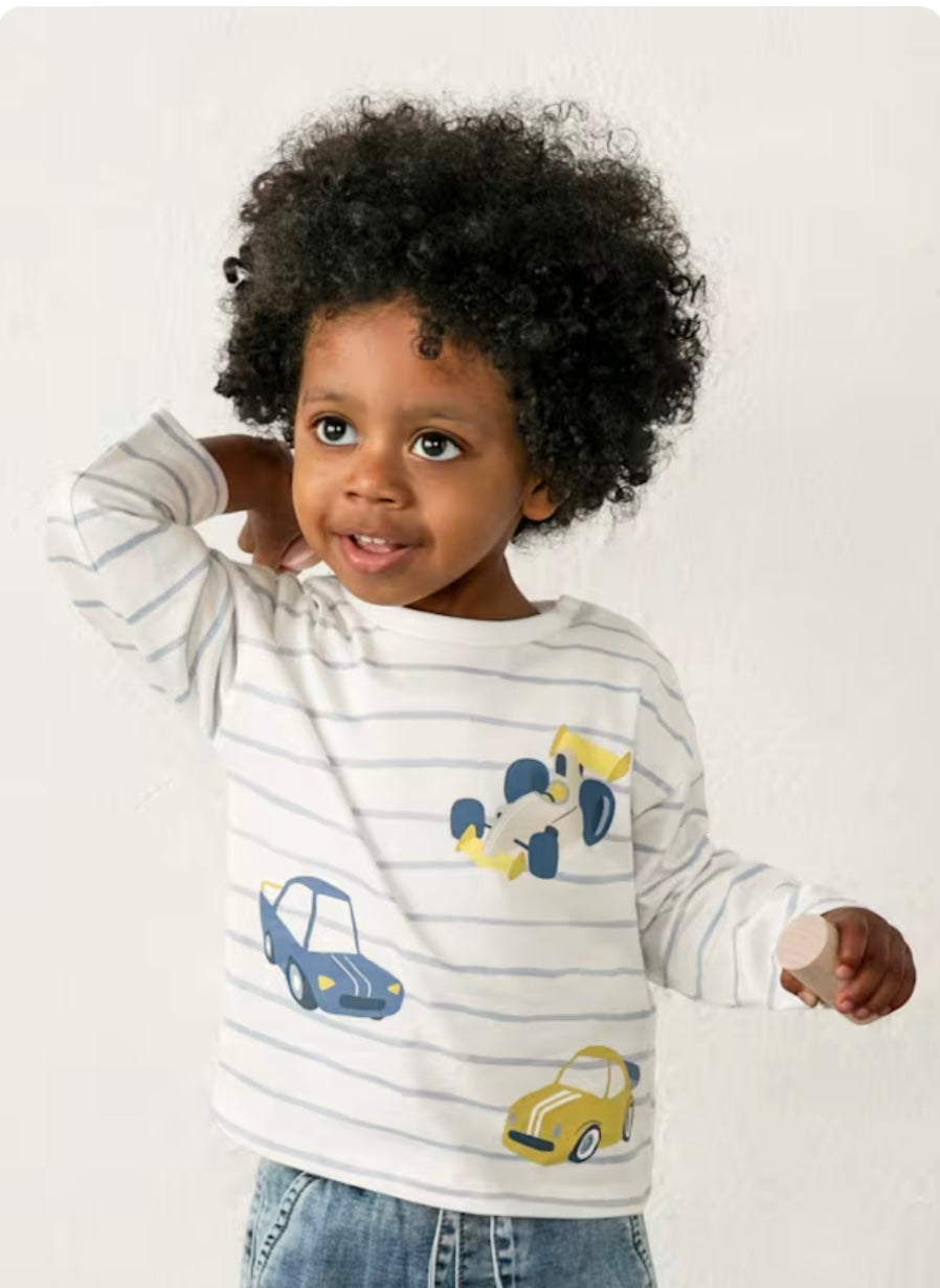 Stripe Car Shirt/Mayoral