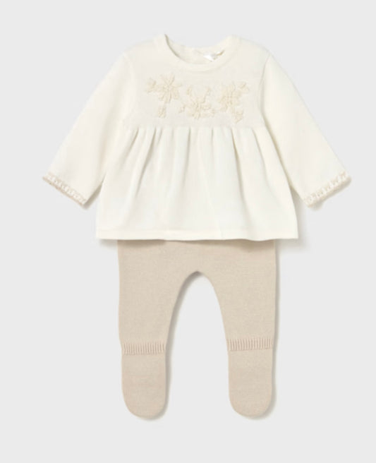 Newborn Girl Knit Set/Mayoral