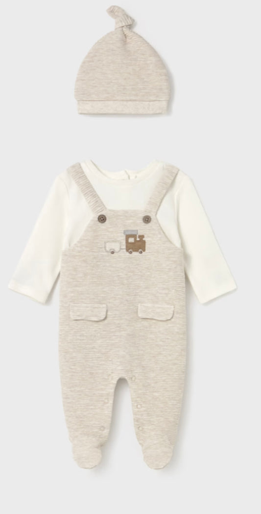 Train Dungaree Hat/Mayoral