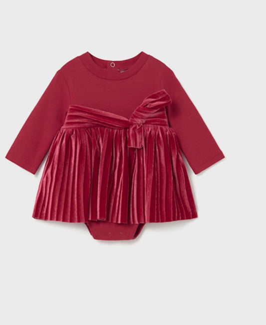 Newborn Girl Gathered Dress/Mayoral