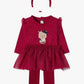 Red Tulle Skirt Set-Red : 6-9 Mo.