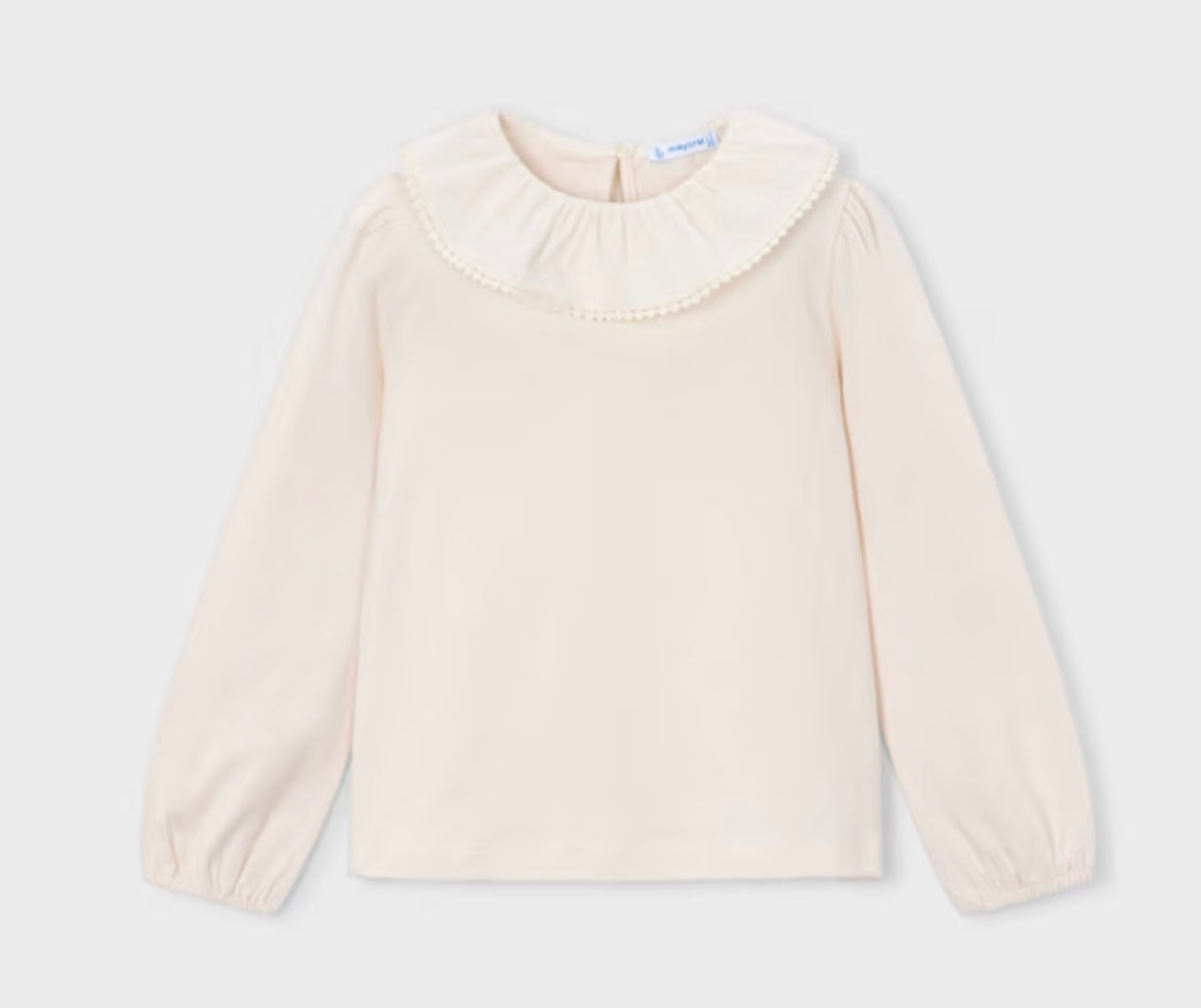 Girl Ruffle Collar Blouse/Mayoral