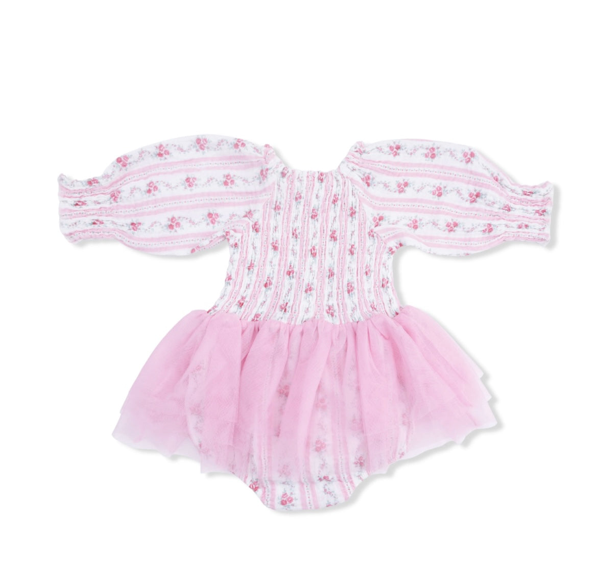 Winding Roses Smocked Bubble/Angel Dear