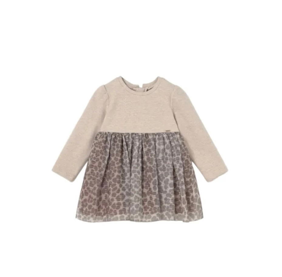 Knit Tulle Dress/Mayoral