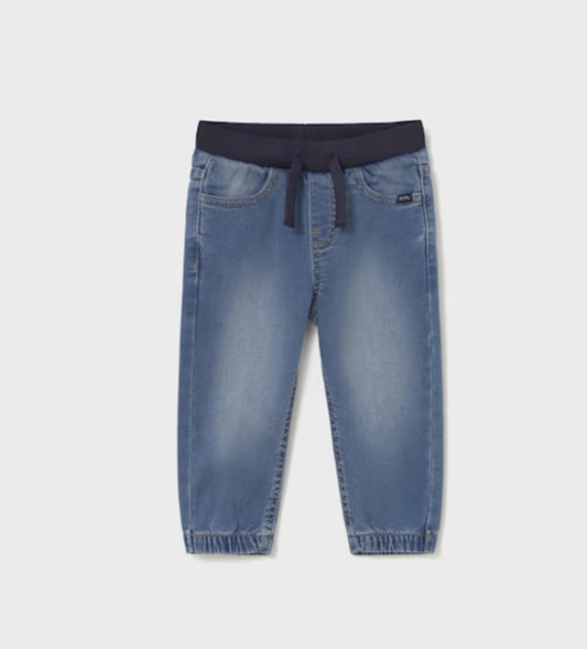Baby Denim Jogger Pants/Mayoral