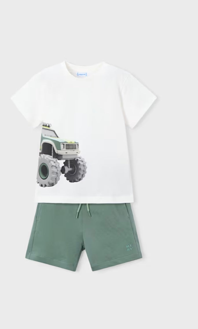 Boy Truck Short Set/Mayoral