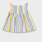 Girl Stripe Linen Dress/Mayoral