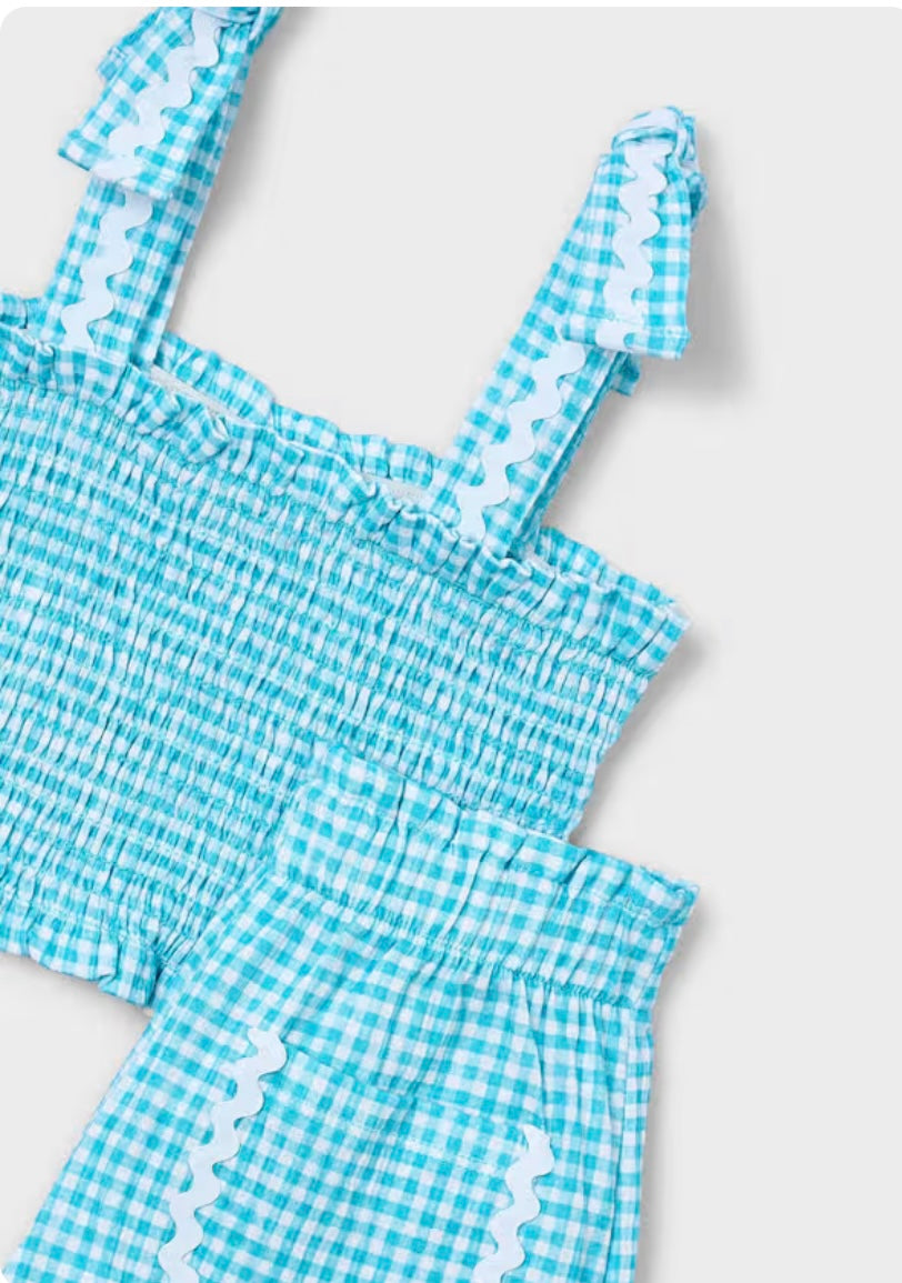 Girl Smocked Short Set/Mayoral