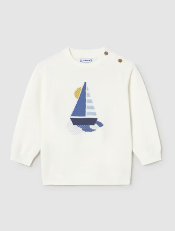 Boy Sailboat Sweater/Mayoral
