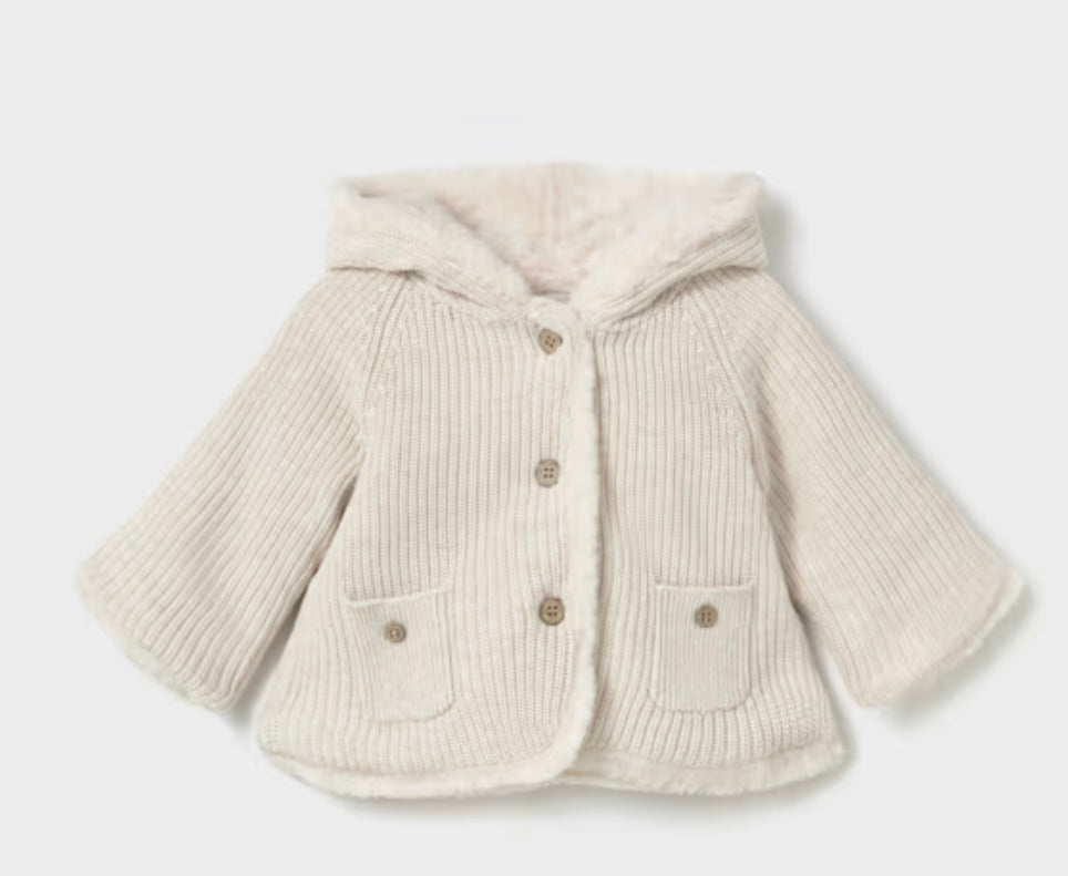 Pom Pom Knit Cardigan/Mayoral