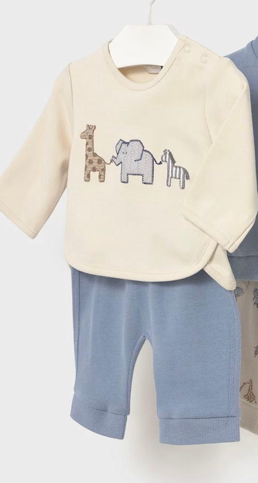 Boy Animal Pant Set/Mayoral
