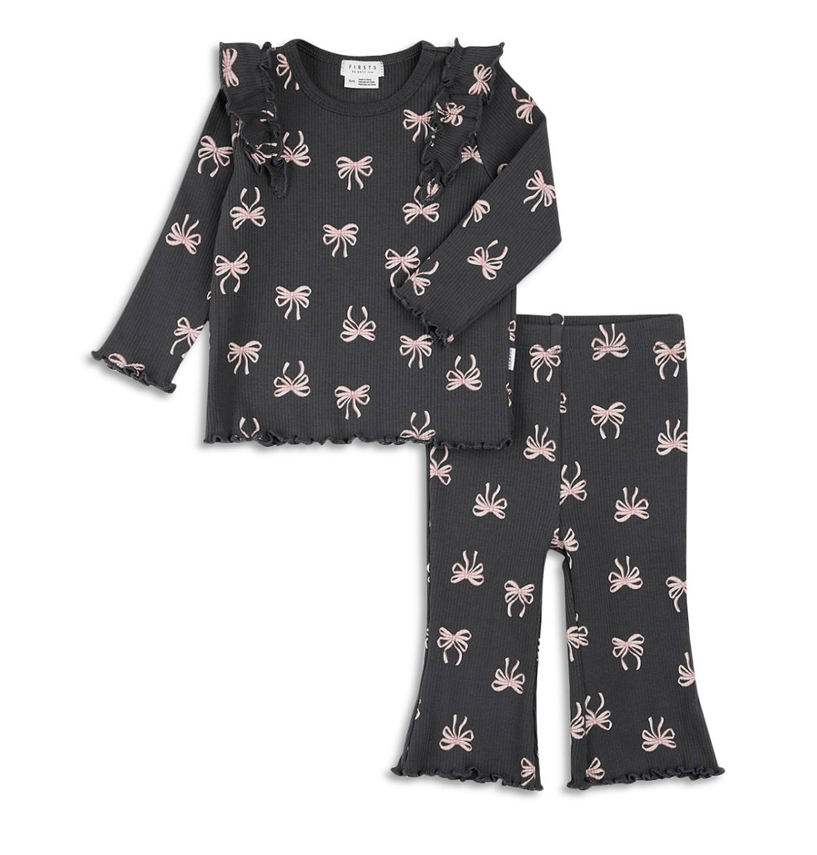 Bow Print Legging Set/Petit Lem