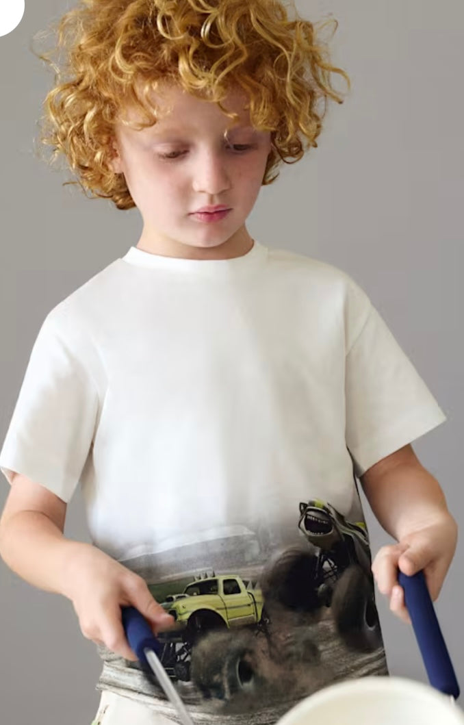 Boy Truck Printed T-Shirt/Mayoral