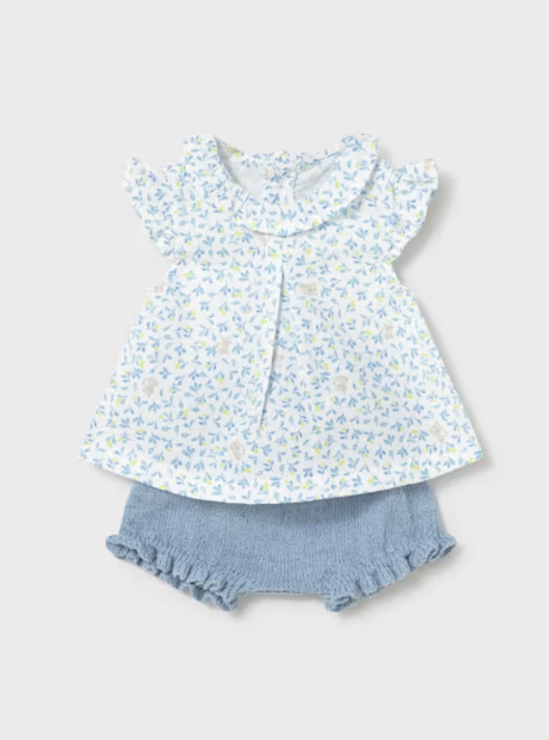 Baby Girl Flower Knit Set/Mayoral