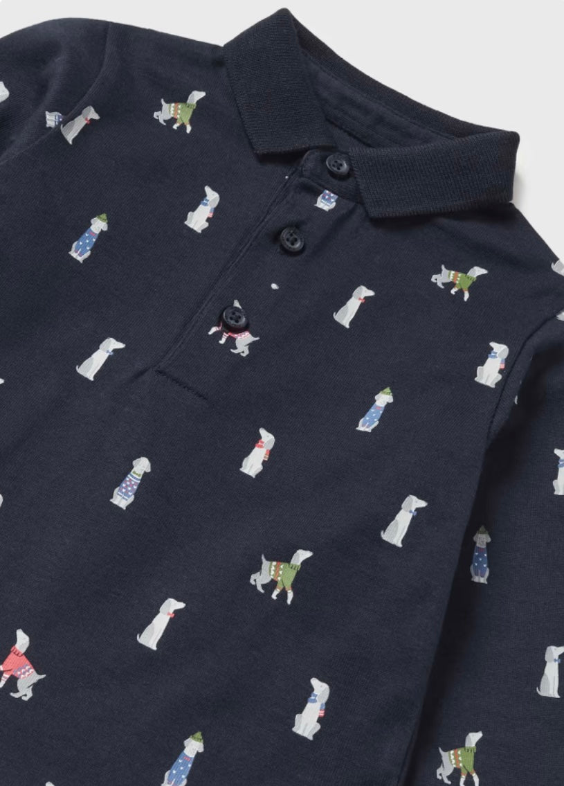 Printed Long Sleeve Top/Mayoral