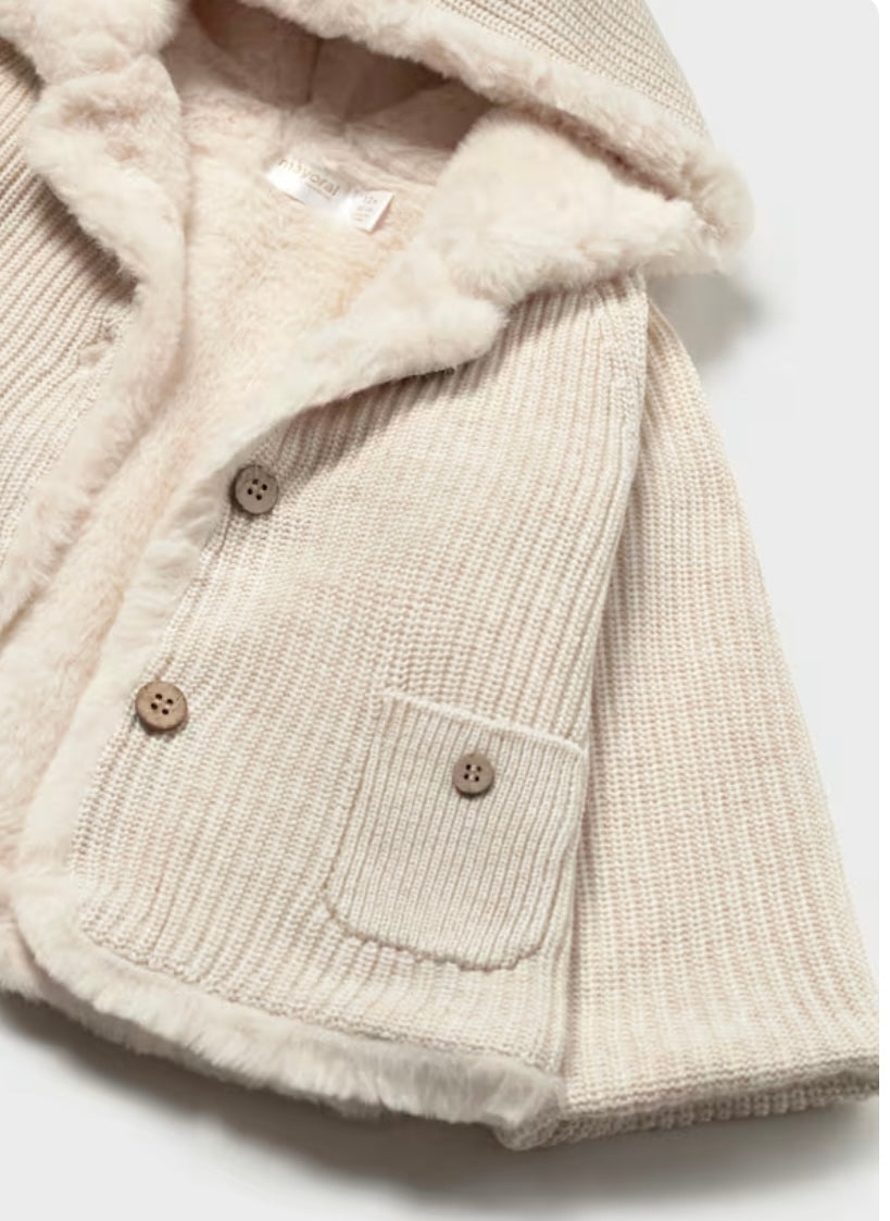 Pom Pom Knit Cardigan/Mayoral